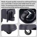 2pcs 12388 & 12293 Foot Caster Wheel Kit for Ridgid 6 & 16 Gallon Wet/Dry Vacuum Vac Replacement Attachments Accessories Parts Compatible with Plate Casters