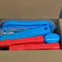 Toddler Art Easel for Kids, Double-Sided Magnetic Whiteboard & Chalkboard with Painting Accessories, Rotatable Easel Toy Gift for Boys and Girls