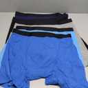 Incontinence Underwear for Men 100ML Absorbent Washable Reusable Heavy Flow Bladder Cotton Leak Proof Protective Boxer Briefs 5 Pack (Multicolor01, Large)