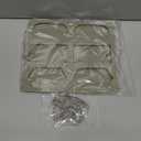 Resin Keychain Molds Epoxy for Crafts with 20 Pcs Key Chain Rings Silicone Wax Melt Molds Rectangle Resin Keychain Casting Mold with Hanging Holes for Jewelry Making DIY Handicrafts Pendant Decoration