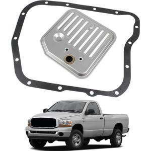 42RE 44RE 46RE 47RE 48RE Automatic Transmission Filter Kit Compatible with 1998-2009 Dodge Ram 1500 2500 3500 Dakota Durango Grand Cherokee Replaces# 52118789 5211-8789