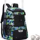 KAVIGOR Baseball Bag for Youth and Adult, Softball Backpack 40L Large Capacity, Bat Backpack with Shoes Compartment and Hidden Helmet Holder