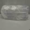 3 Pack Pasta Storage Container Plastic Spaghetti Food Storage Box, Airtight Spaghetti Noodle Holder Rectangular Chopstick Storages Box for Spaghettis, Pasta, Noodles, Eggs, Fruits Snacks