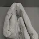 Linen Blackout Curtains 108 Inch Long 2 Panels Pinch Pleated with Hooks Rings Curtains Noise Reducing Heavy Drapes Ceiling Floor Back Tab Boho Flax Linen Drapes for Living Room Office Bedroom 9 Ft (Beige White)