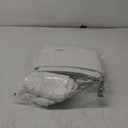 White Blackout Curtains 84 Inch Length 2 Panels Set Linen Textured Thermal Insulated Room Darkening Curtains for Bedroom Living Dining Room Back Tab Rod Pocket Modern Farmhouse Home Window Decor