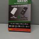 VIAVAK (11x16 Inch) Vacuum Sealer Bags for Food | 100 Clear + 20 Bonus Black | 7-Layer Commercial Grade, BPA-Free, Writable Surface for Content & Date, Heavy Duty for Food Storage & Sous Vide