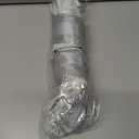 Christmas Tree Topper White - 53x13 inch White Tree Topper Bow with Streamers Silver Snowflake Tree Topper Bow Xmas Tree Home Decor