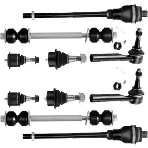SCITOO 10pcs Front Suspension Kit Inner Outer Tie Rod Ends Lower Upper Ball Joints Sway Bar Links Fit 1999-2006 For Chevy Silverado 1500 for GMC Sierra 1500 2000-2006 Tahoe