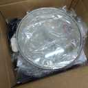 Dezin Hot Pot Electric with Divider, 6L Double-Flavor Shabu Shabu Pot, Dual Sided Removable Non-Stick Hotpot Pot Electric, 3" Depth Chinese Hot Pot with Multi-Power Control, 2 Silicone Ladles Included (Beige)