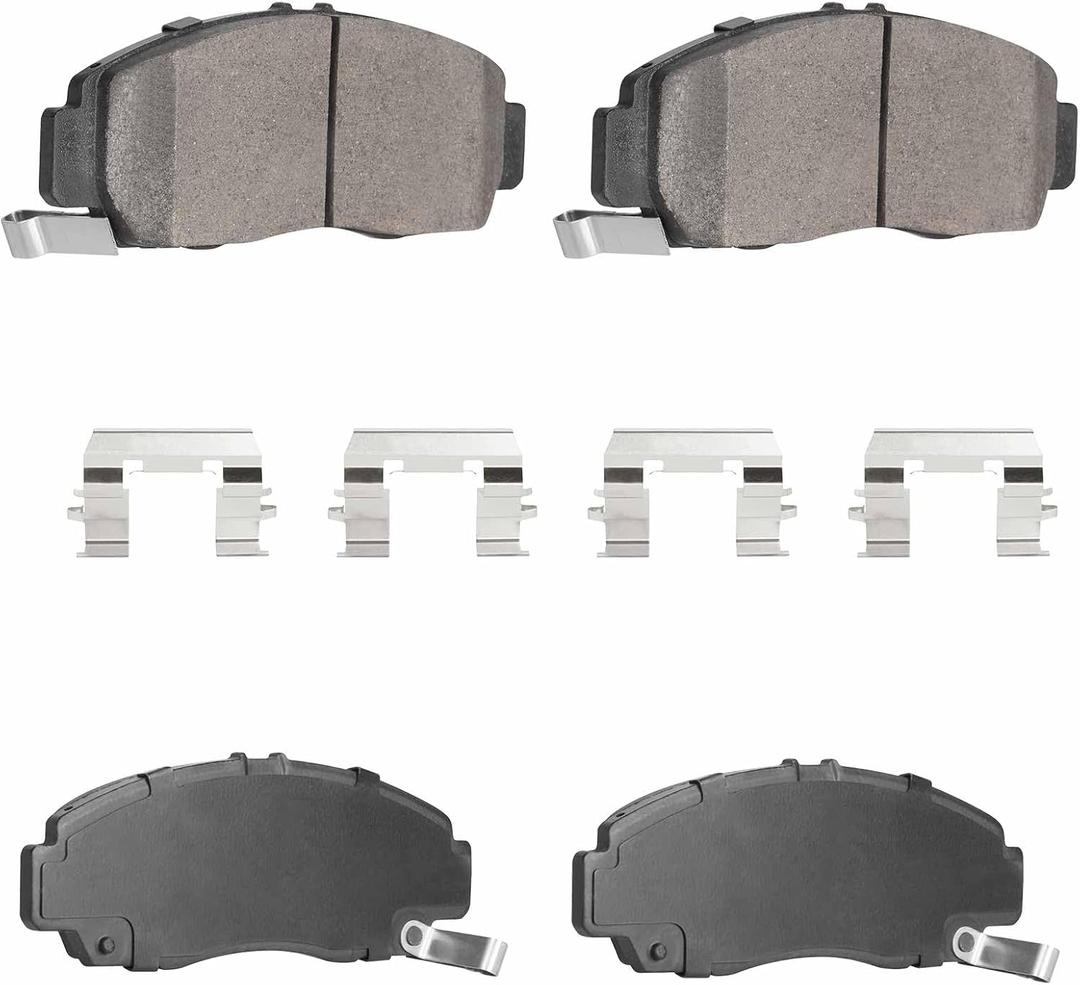 4PCS Front Ceramic Brake Pads Fit for Honda Accord 2003-2011 for Acura CL 2001-2003 for Acura TSX 2004-2010