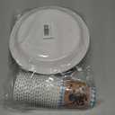 161 Oktoberfest Party Supplies Dinnerware Set - Bavarian German Design with Plates Cutlery Cups & Tablecloth-Blue Diamond Themed Decor for 20 Guests Perfect for Beer Festival, Oktoberfest Celebration