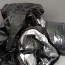 ANMINY Waterproof Patio Chair Covers UV-Resistant Windproof Outdoor Barstools Chair Cover Stackable Lawn High Back Dining Chair Furniture Protector with Storage Bag - Black, Pack of 4, 82×77×58×77