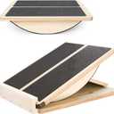 Professional Slant Board, Adjustable Incline Board and Calf Stretcher, Slant Board for Calf Stretching, Calf Stretch Board (2-in-1 Slant Board & Balance Board)