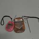 RANMING Kalimba 8 Key 2 Pack Mini Set, Portable Finger Thumb Piano Exquisite Musical Gift for Adults & Christmas