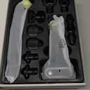 Dual Head Massage Gun Deep Tissue 3-in-1 Back Massager with Detachable Extension Handle for Hard-to-Reach Areas, Gym & Home Use for Men and Women,FSA-HSA Eligible