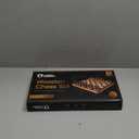 Chess Armory Wooden Chess Set 15 Inch - Classic Handcrafted Game Board for Adults with Extra Queen Pieces and Storage Box - Ideal for Home and Travel - Non-Magnetic