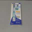 SEAGO Kids Electric Toothbrush with 2 Mins Brushing Timer and 4 Replacement Brush Heads, Rainbow LED Light Make Brushing Fun, Green Color Boys Battery Powered Toothbrush for 4-12 Years Old SG-977