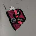 EcoBark Step in Dog Harness - Eco-Friendly Teacup Dog Harnesses for Dogs - Reflective and Adjustable Mini Body Halter Vest -Tiny Soft Mesh Toy Breed Harness (Fuchsia Pink, XXXS)