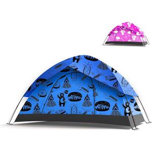 1/2/3/4 Person Dome Tents for Camping, Lightweight Portable Backpacking Tent,Lightweight Portable,Waterproof Windproof Sundome Tent,t,Easy to Set Up,Family,Backpacking (Blue)