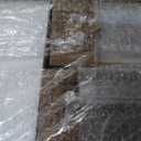 FREDBECK 36in x 80in Glass Barn Door Glass Door with 6.6FT Barn Door Hardware Kit & Handle Included,5-Panel Frosted Glass, Water-Proof Surface,Pre-Drilled Holes,Need Assembly