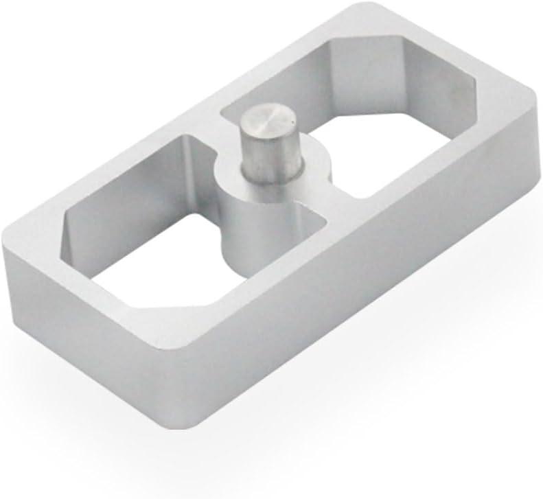 1 Inch Universal Aluminum Leaf Spring Lowering Block Kit Versatile for Ride Height Adjustment(1 Pack)