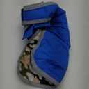 Queenmore Cold Weather Dog Coats Loft Reversible Winter Fleece Dog Vest Waterproof Pet Jacket in Small Sizes (Blue)