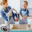 3 in 1 Kitchen Sink Stopper and Strainer Combo, Pop Up Stainless Steel Kitchen Drain Strainer, Anti-Clogging Sink Strainer Basket with Handle for Standard 3-1/2 inch Drain, 1Pack