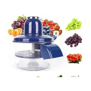 Automatic Grape Peeler Machine, Electric Garlic & Cherry Tomato Peeler Skin Remover Tool for Small Fruits, Effortless Peeling for Home Kitchen (Blue-1PC)