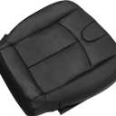 GXARTS Driver Side Bottom Lower Replacement Perforated Leather Seat Cover Black #G Compatible with Infiniti G37 2008 2009 2010 2011 2013