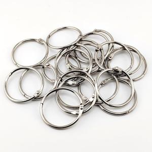 20 Pack Loose Leaf Binder Rings,1.58" Diameter- Nickel Plated Steel Rings for Office, School, and Home Use - Securely Bind Documents, Keychains, and More (1.58 Inch Diameter)