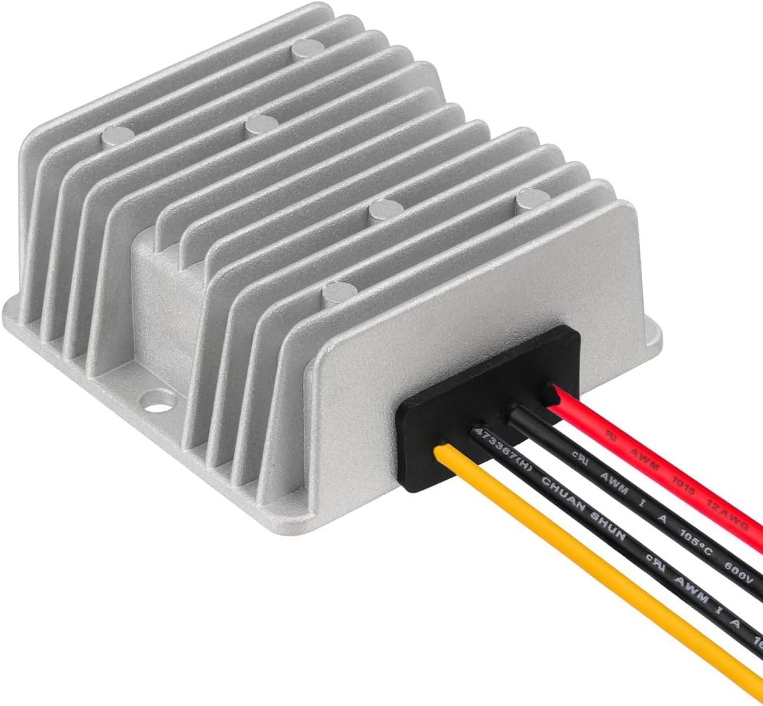 8V40V to 12V DC Buck Boost Converter, Voltage Regulator for 12V Devices, 3A 36W / 10A 120W, for Truck, Golf Cart, Solar