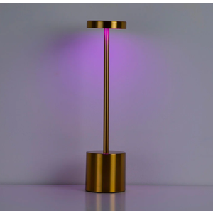 Merkury Innovations. Metal Led Touch Lamp. Touch Control. Rechargeable. 8RGB Color Modes