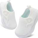 FEETCITY Baby Shoes Boys Girls First Walking Shoes Infant Sneakers Lightweight Slip On Shoe