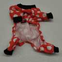 CuteBone Dog Christmas Pajamas Puppy Onesies Small Dogs Soft Pjs Coat Cat Apparel Comfy Pet Clothes Outfit Doggie Bodysuit P65S  Small