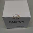 DASITON Large Capacity Makeup Brush Holder,360 Rotating Makeup Organizer,5 Slot Makeup Brushes Cup,for Vanity Decor,Bathroom Countertops,Desk Storage Container,Cosmetic Display cases(White)