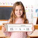 26 Pack Number Line Dry Erase Boards Cards (Rainbow Boho)