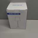 LED Cordless Table Lamp,Rechargeable 6000mA Battery Operated Portable Black Desk Lamp,Dimmable Touch Control Table Lamp,for Restaurant/Patio/Outdoor.(LED Bulb Included)