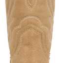 Sam Edelman Women's James Western Boot, Safari Tan Wide Calf, 6.5
