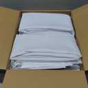 sancua 6 Pack White Tablecloth 60 x 102 Inch, Rectangle Table Cloth for 6 Feet Tables - Stain and Wrinkle Resistant Washable Polyester Table Cover for Dining Tables, Buffet Parties and Camping