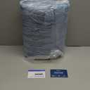 Bedsur Fleece Blankets Queen Size for Bed - GentleSoft Warm, Cozy, Soft & Thick Blanket for Winter, Heavy 500Gsm Anti-Static Design, Ideal for Couch & Sofa, Ashley Blue, 90x90 Inch