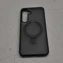 TORRAS 360Spin for Samsung Galaxy S25+ Plus Case with Stand, Fit for MagSafe 3X Military Grade Protective, Rotatable Kickstand for Samsung S25 Plus Case, Magnetic Ring Slim, Matte Black 6.7