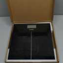 Letsfit Digital Bathroom Scale - Tempered Glass, Black 