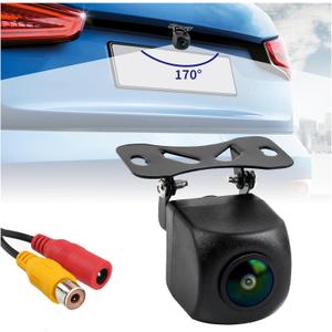 1080P Car Backup Camera IP68 Waterproof,HD AHD/CVBS Back Up Camera for Cars with Adjustable Bracket,170 Wide Angle Reverse Camera Universal Rear View Camera for Cars SUVs