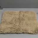 OLANLY Bathroom Rugs 30x20, Extra Soft Absorbent Chenille Bath Rugs, Rubber Backing Quick Dry, Machine Washable Bath Mats for Bathroom Floor, Tub and Shower, Home Decor Accessories, Beige