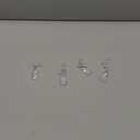 Qunclay 24 Pcs Clear Acrylic Icicle Christmas Tree Ornaments Crystal Ball Drops Clear Teardrop Chandelier Pendants Beads Set for Xmas Wedding Hanging Decorations