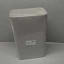 Small Trash Can with Lid, 10L Plastic Trash Bin, 2.6 Gallon Slim Garbage Bin Wastebasket with Pop-Up Lid for Bathroom, Bedroom, Office, Kitchen