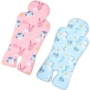 Qunclay Only 1 Pack Gel Car Seat Cooler Pad for Baby Cooling Pad for Stroller Breathable Universal Car Cooler Mat Multifunctional Baby Stroller Seat Liner Cushion Chair(Rabbit, Seahorse)