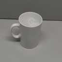 Smilatte 28 OZ Extra Large Ceramic Coffee Mug, M018 Classic Porcelain Boss Super Big Tea Cup with Handle for Office and Home, White