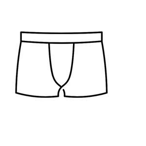 Men's boxers White Medium