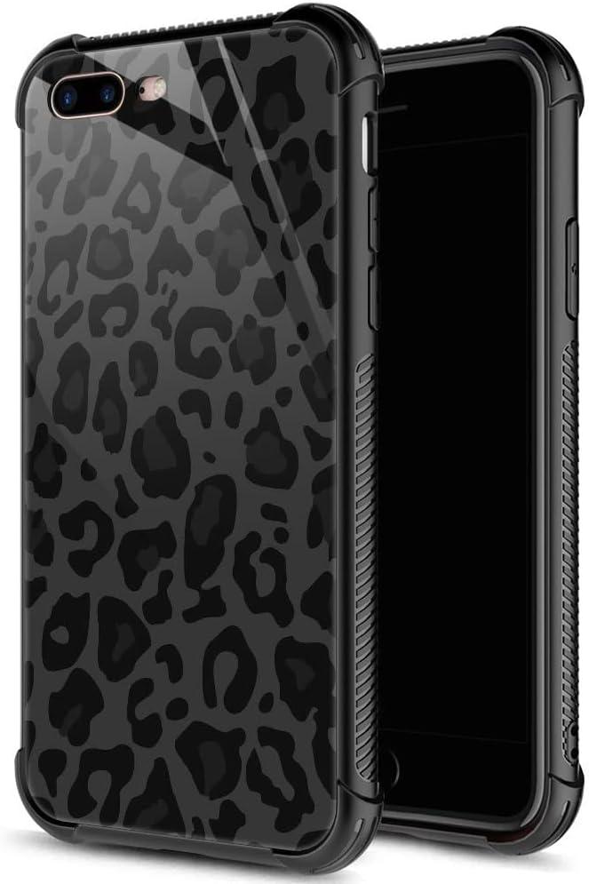 ZHEGAILIAN for iPhone 7/8/SE2/SE3 Case, Military-Grade Protection, All-Around Shockproof Corners, Anti-Scratch Phone Case for iPhone 7/8/SE2/SE3, Black Grey Leopard
